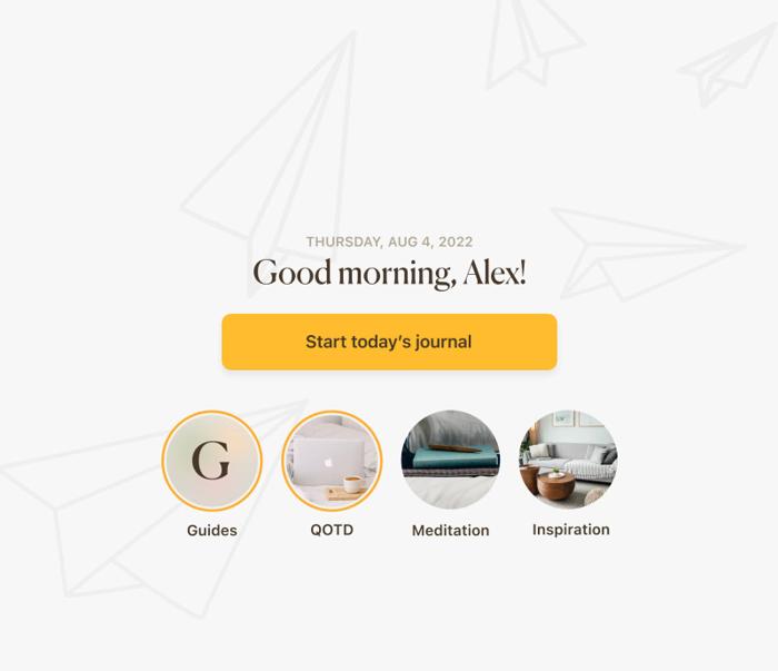 Five Minute Journal app