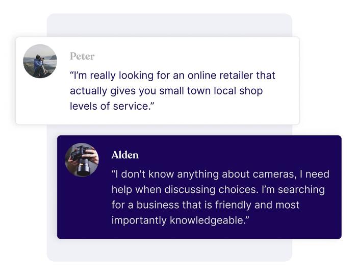 Screenshot of quotes